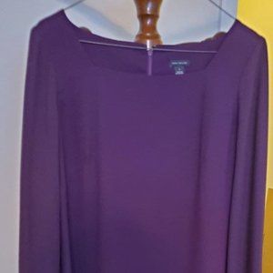 Ann Taylor Shift Dress Long Sleeve